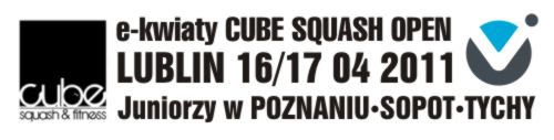 2011 04 16/17 Wyniki Turniejowe<br />Turniej A. e-kwiaty.pl CUBE Squash OPEN 2011. Mistrzostwa Polski Wschodniej<br />TURNIEJE JUNIORSKIE W MYSQUASH<br />Sopot z Tomasem Hrazskym<br />Tychy U Przewoźnika<br />