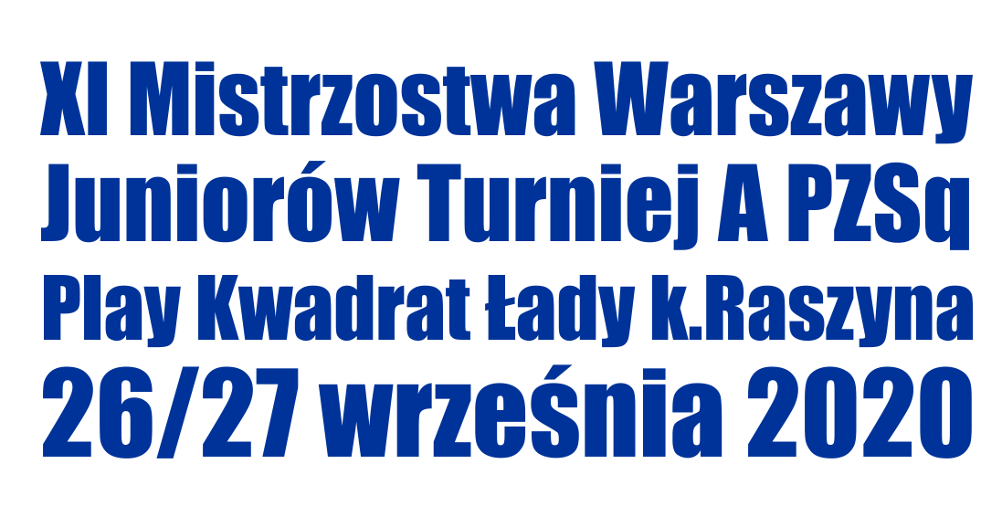 Mistrzostwa Warszawy Juniorów 2021